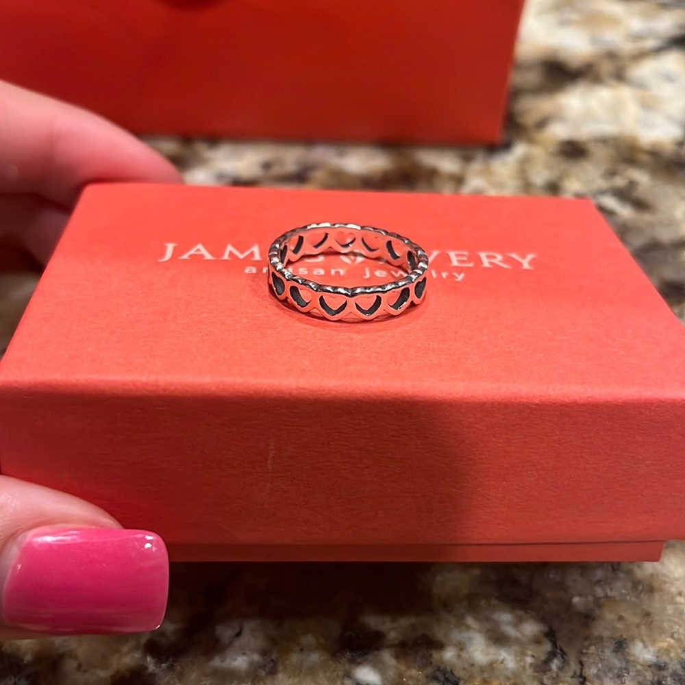 James Avery heart ring